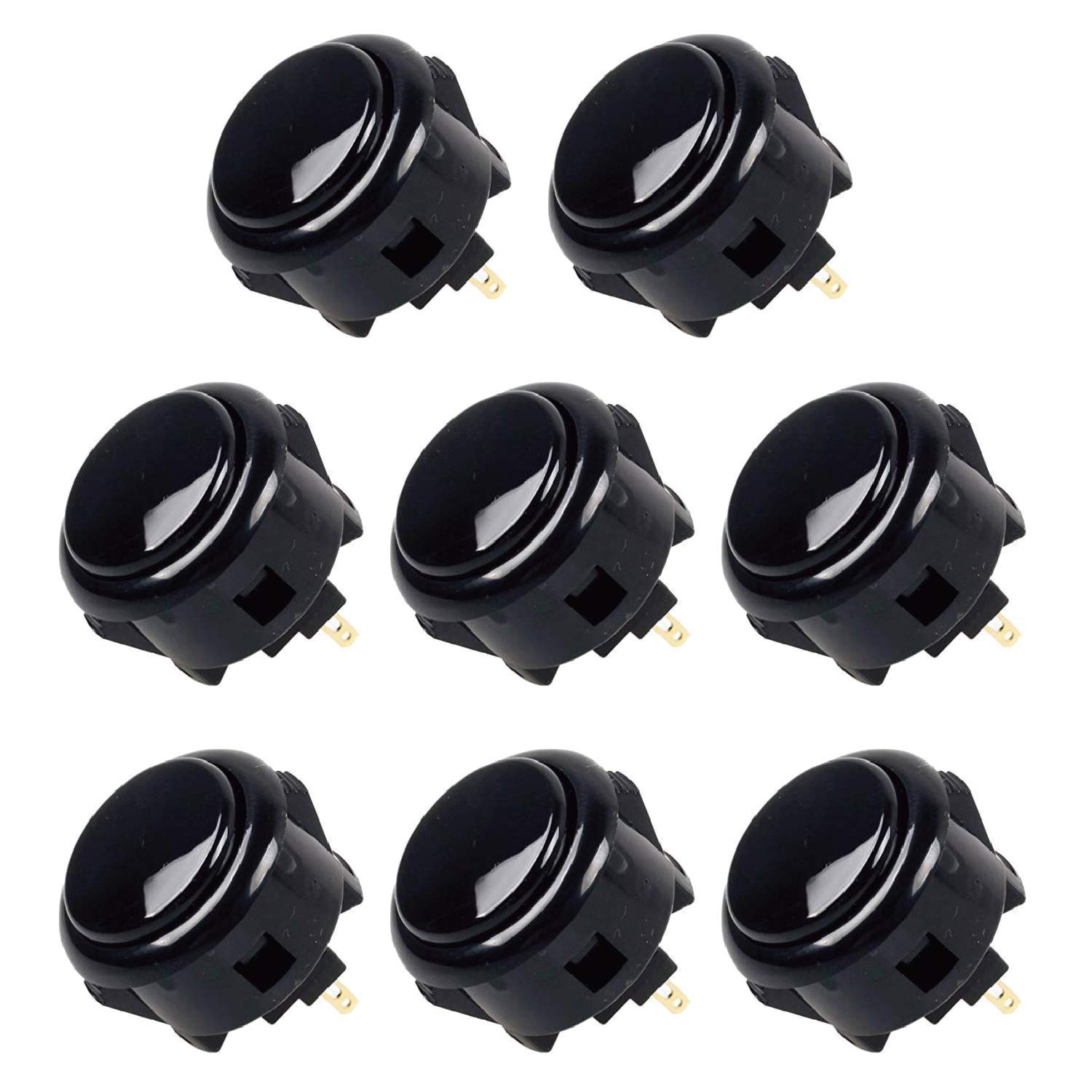 Amazon.com: Sanwa 8 pcs OBSF-30 Original Push Button 30mm - for